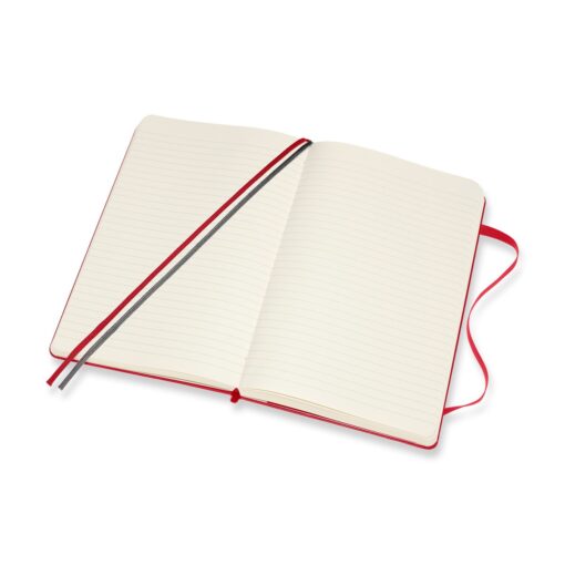 Moleskine® Hard Cover Ruled Large Expanded Notebook - Scarlet Red-5