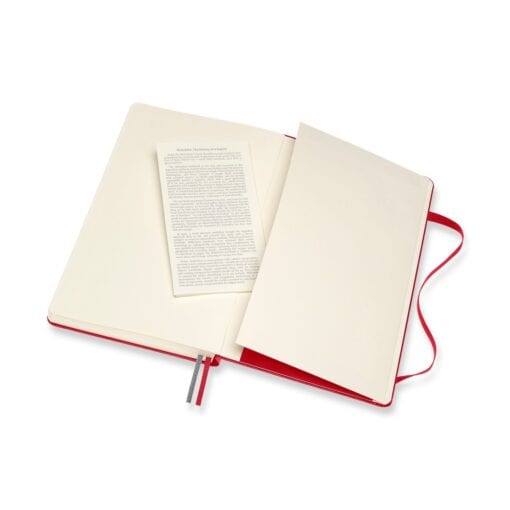 Moleskine® Hard Cover Ruled Large Expanded Notebook - Scarlet Red-6