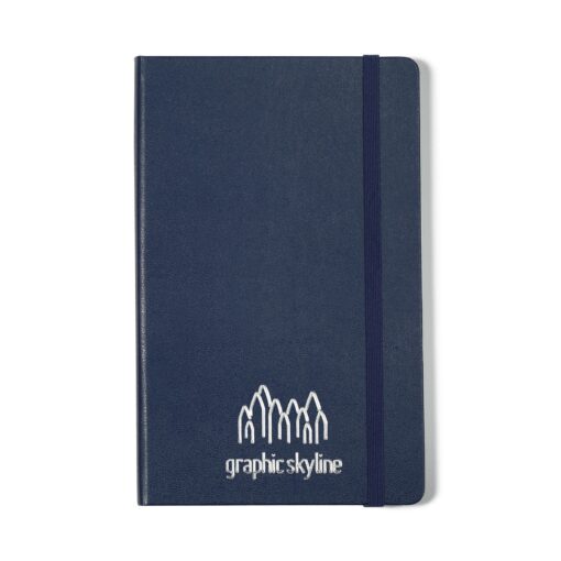Moleskine® Hard Cover Ruled Large Notebook - Navy Blue-1