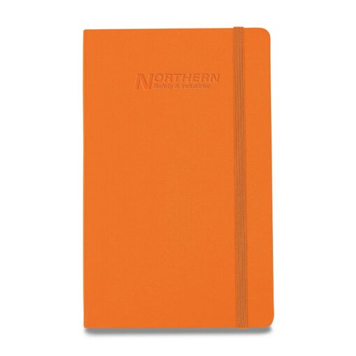 Moleskine® Hard Cover Ruled Large Notebook - True Orange-1