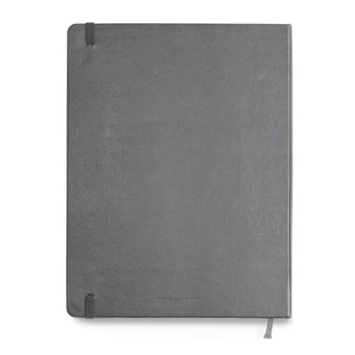 Moleskine® Hard Cover Ruled X-Large Notebook - Slate Grey-4