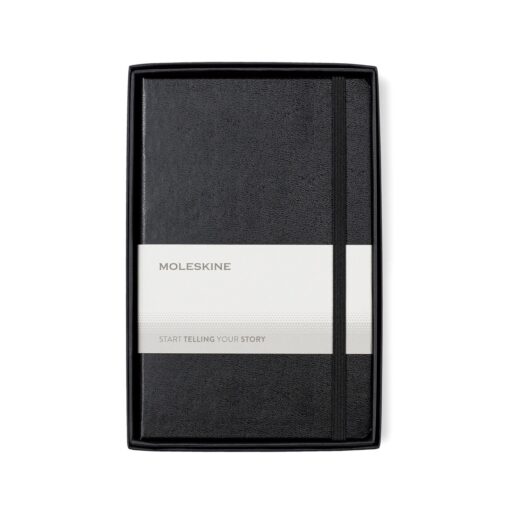 Moleskine® Medium Notebook Gift Set - Black-2