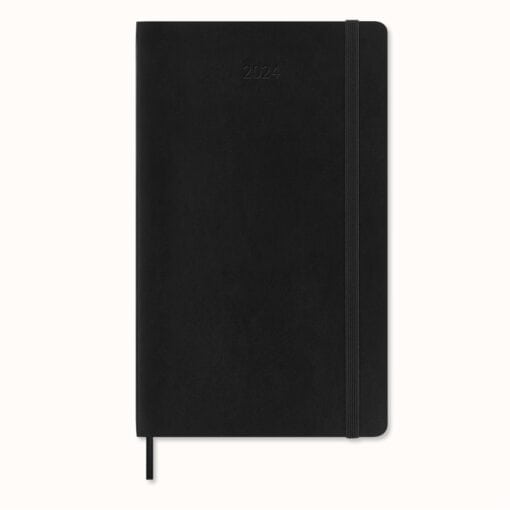 Moleskine® Soft Cover Large 12-Month Weekly 2024 Planner - Black-2