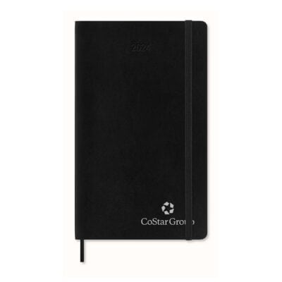 Moleskine® Soft Cover Large 12-Month Weekly 2024 Planner - Black-1