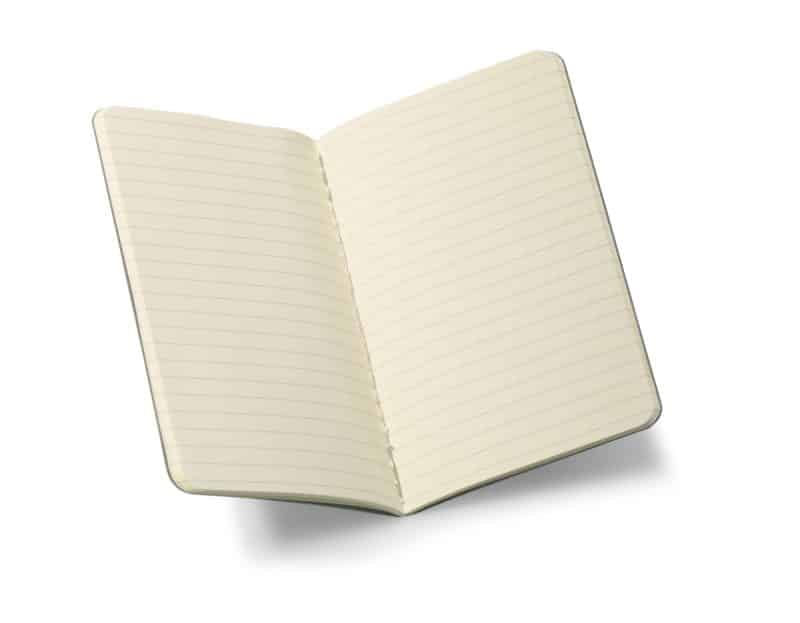 Custom Moleskine® Cahier Ruled Pocket Journal - Black - 2