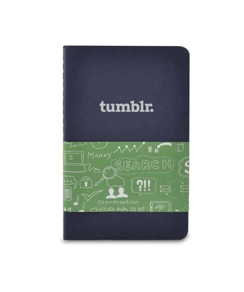 Custom Moleskine® Cahier Ruled Pocket Journal - Sapphire - 2