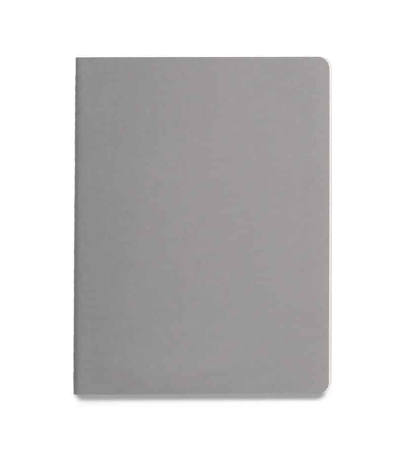 Custom Moleskine® Cahier Ruled X-Large Journal - Pebble Grey - 1