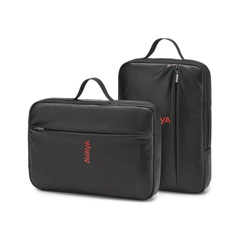 Custom Moleskine® Classic Pro Vertical Device Bag - Black - 8
