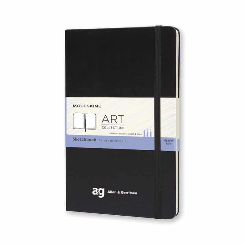 Custom Moleskine® Hard Cover Large Sketchbook - Black - 3