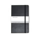 Custom Moleskine® Hard Cover Plain Large Notebook - Black - 5