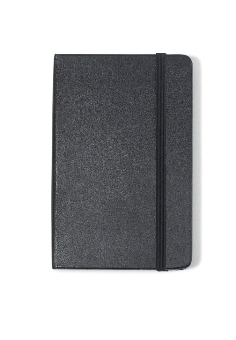 Custom Moleskine® Hard Cover Plain Pocket Notebook - Black - 1
