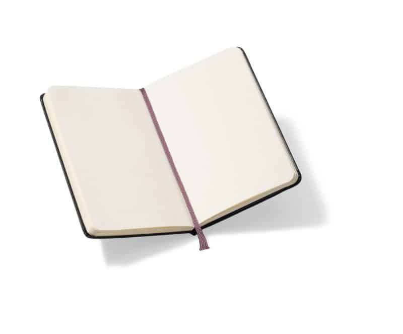 Custom Moleskine® Hard Cover Plain Pocket Notebook - Black - 2