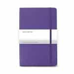 Custom Moleskine® Hard Cover Ruled Large Notebook - Brilliant Violet - 3