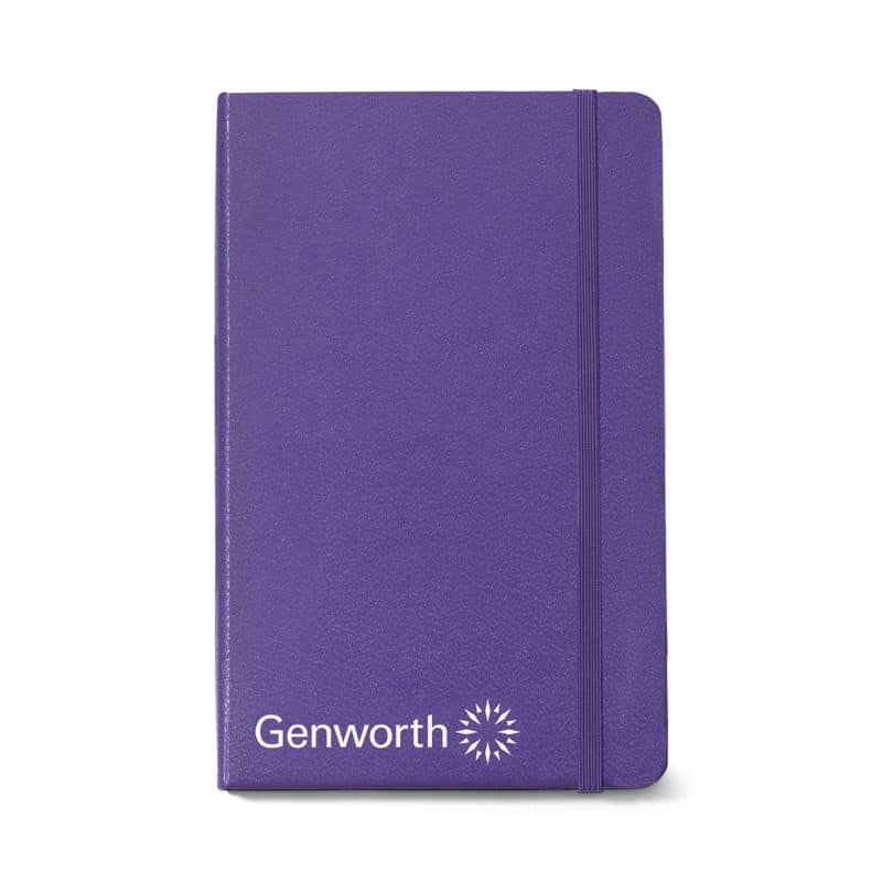 Custom Moleskine® Hard Cover Ruled Large Notebook - Brilliant Violet