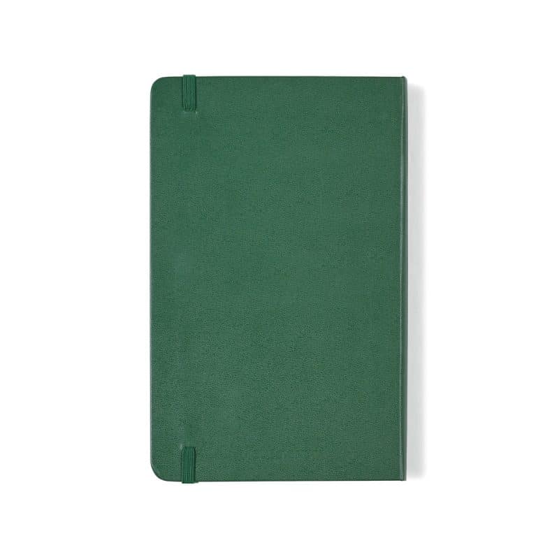 Custom Moleskine® Hard Cover Ruled Large Notebook - Myrtle Green - 3