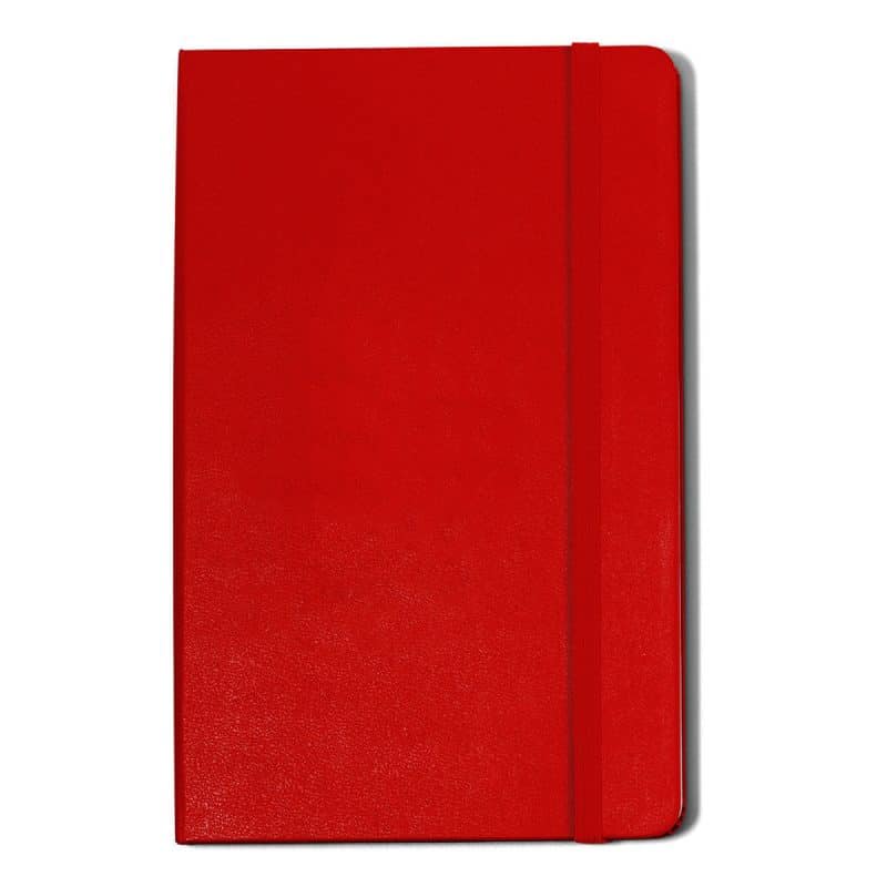 Custom Moleskine® Hard Cover Ruled Large Notebook - Scarlet Red - 1