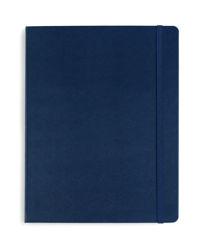Custom Moleskine® Hard Cover Ruled X-Large Notebook - Sapphire - 1