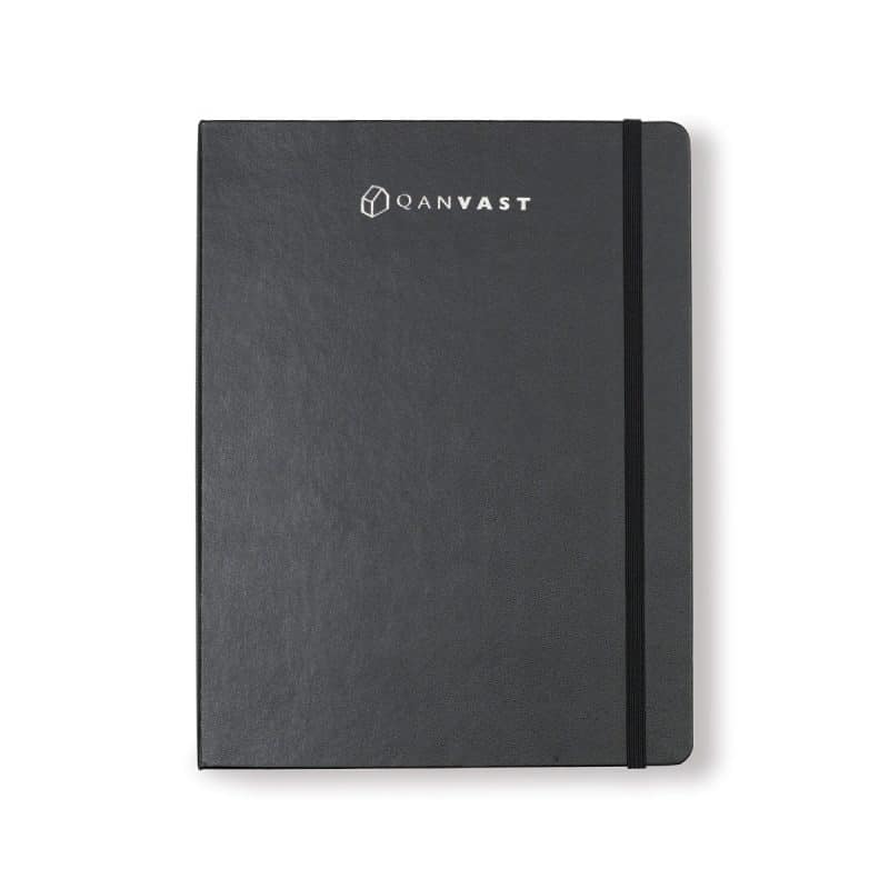 Custom Moleskine® Hard Cover Ruled XL Professional Project Planner - Black - 2