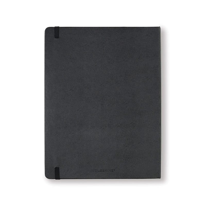 Custom Moleskine® Hard Cover Ruled XL Professional Project Planner - Black - 3