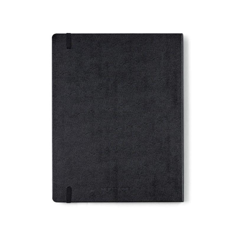 Custom Moleskine® Hard Cover Ruled XX-Large Notebook - Black - 5