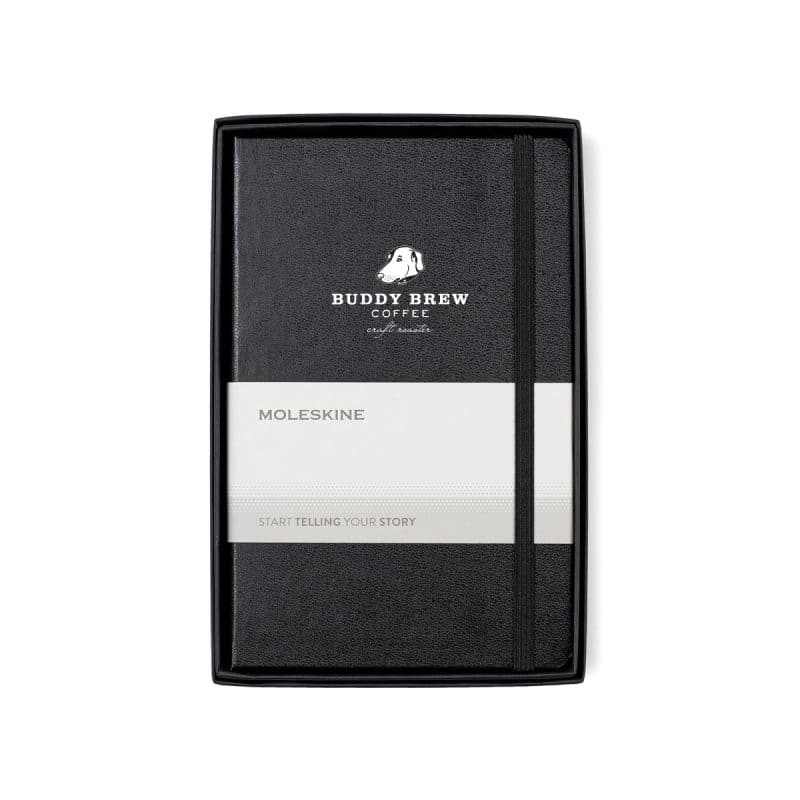 Custom Moleskine® Medium Notebook Gift Set - Black - 2