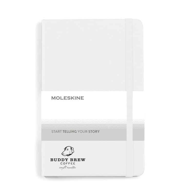 Custom Moleskine® Medium Notebook and GO Pen Gift Set - White - 2