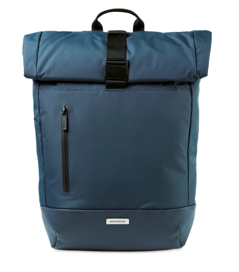 Custom Moleskine® Metro Rolltop Backpack - Sapphire Blue - 1