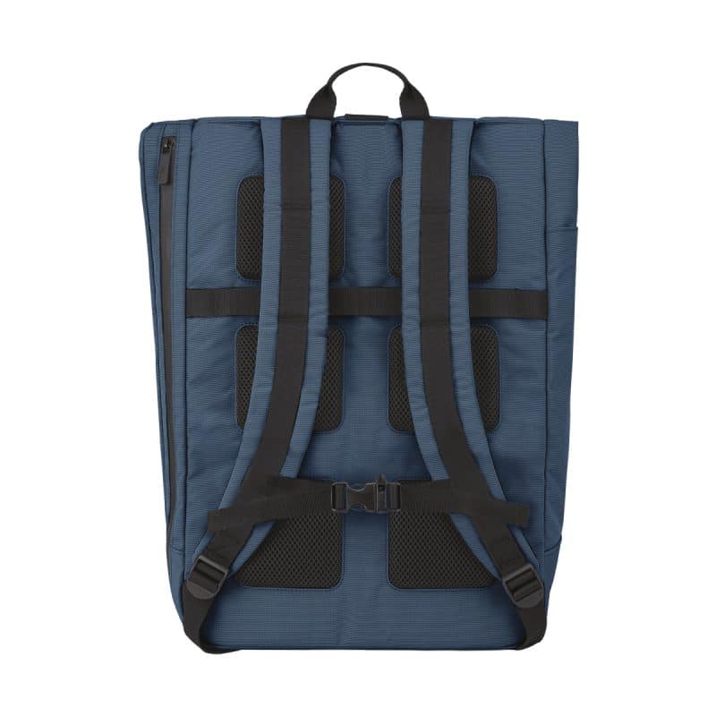 Custom Moleskine® Metro Rolltop Backpack - Sapphire Blue - 2