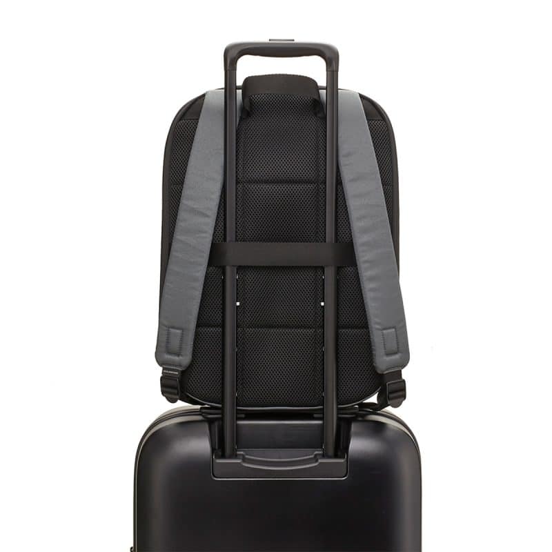 Custom Moleskine® Notebook Backpack - Slate Grey - 7