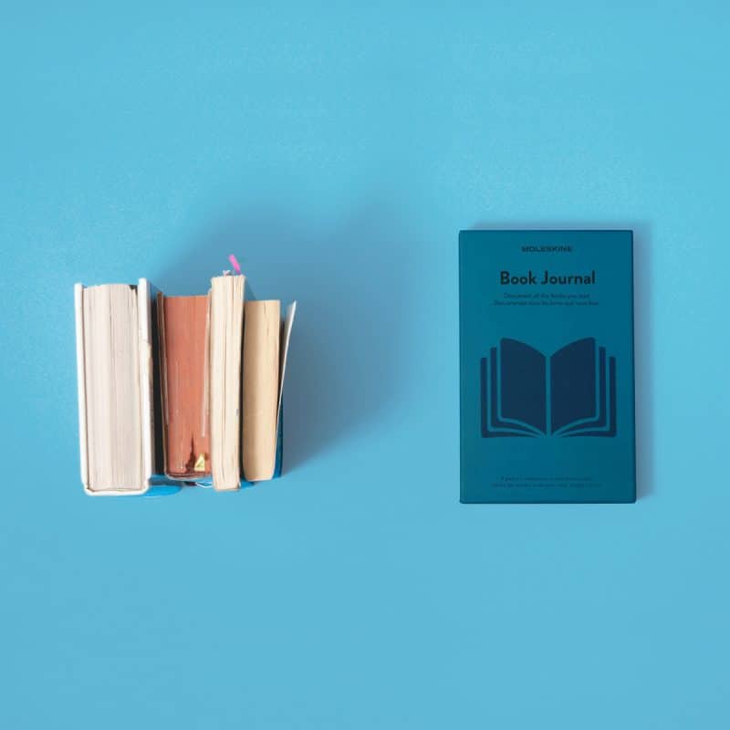Custom Moleskine® Passion Journal - Book - Steel Blue - 9