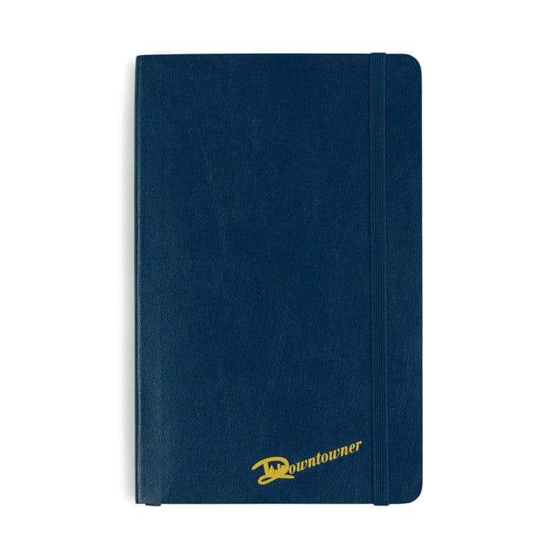 Custom Moleskine® Soft Cover Ruled Large Notebook - Sapphire Blue