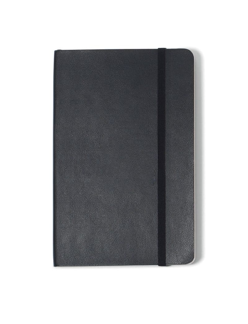 Custom Moleskine® Soft Cover Ruled Pocket Notebook - Black - 1