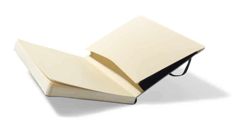 Custom Moleskine® Soft Cover Ruled Pocket Notebook - Black - 3