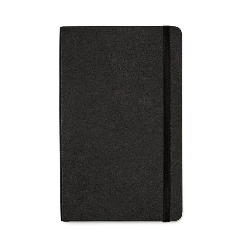 Custom Moleskine® Soft Cover Squared Large Notebook - Black - 1