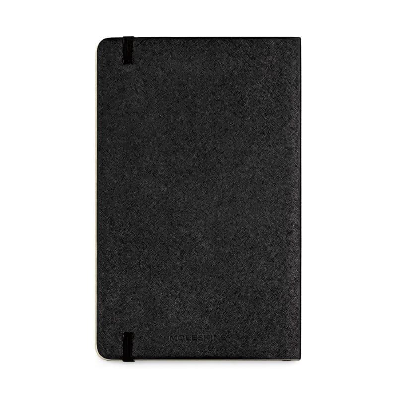 Custom Moleskine® Soft Cover Squared Large Notebook - Black - 2