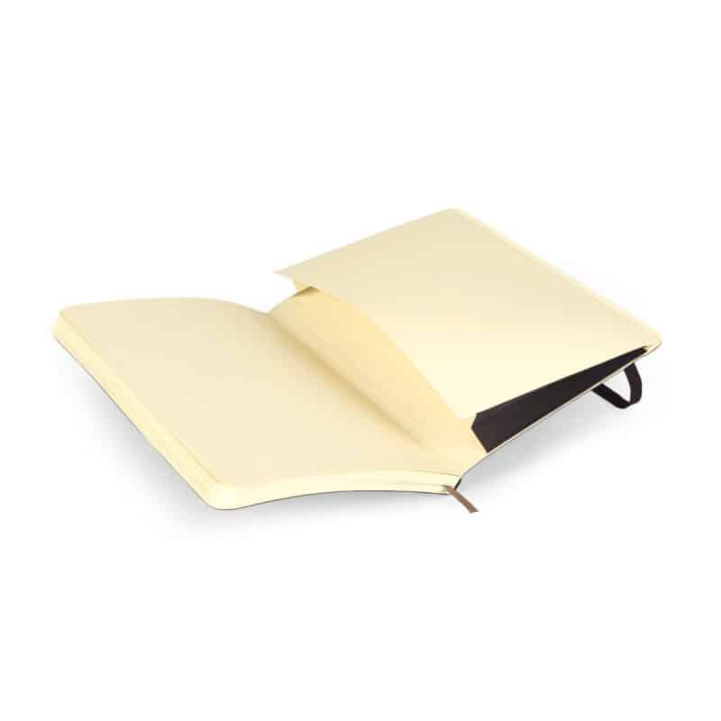 Custom Moleskine® Soft Cover Squared Large Notebook - Black - 3