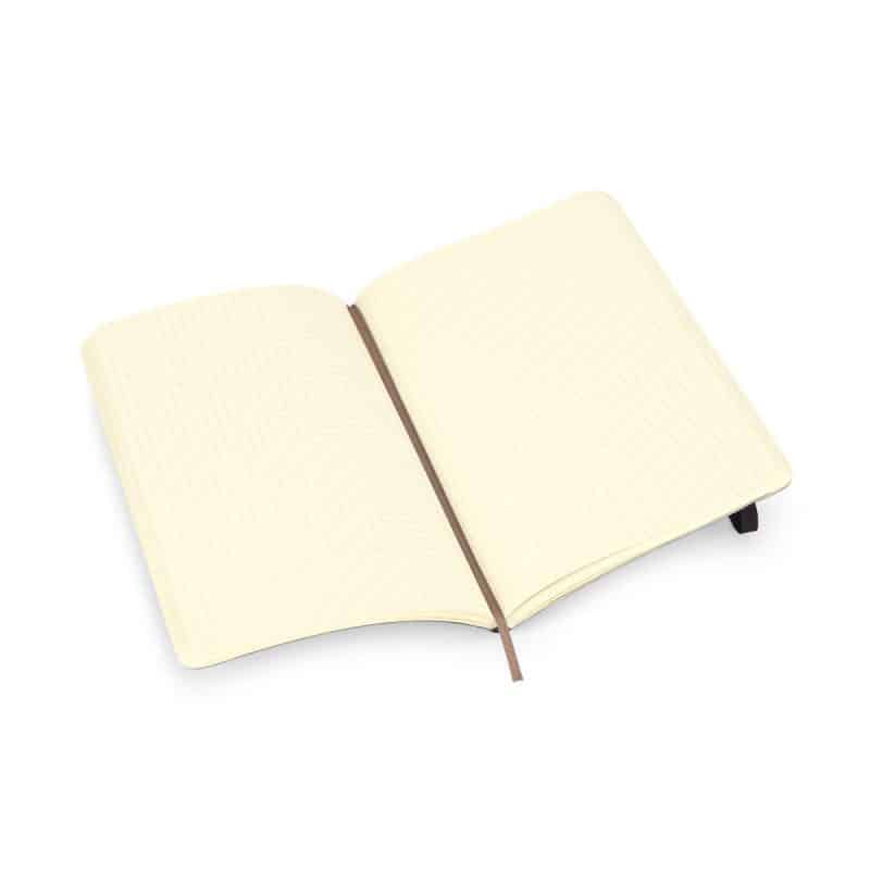 Custom Moleskine® Soft Cover Squared Large Notebook - Black - 4