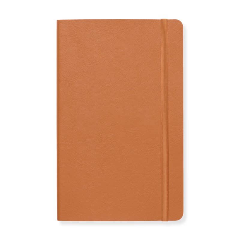 Custom Moleskine® Precious & Ethical Vegan Soft Cover Ruled Large Notebook - Orange - 1