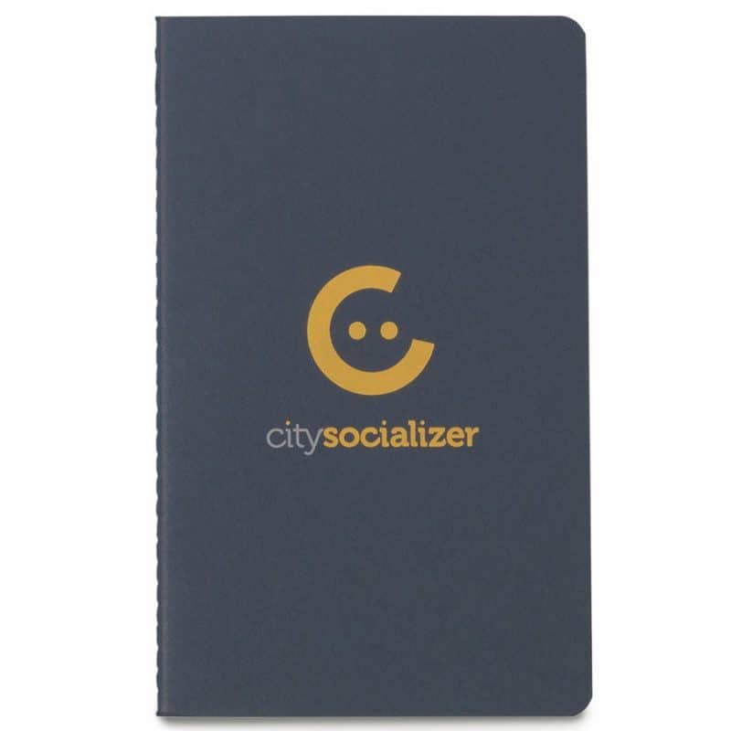 Custom Moleskine® Cahier Ruled Large Journal - Sapphire - 2