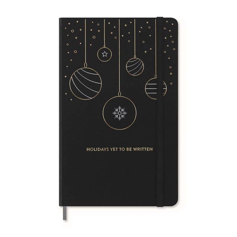 Custom Moleskine® Hard Cover Holiday Notebook Gift Set - Black - 4