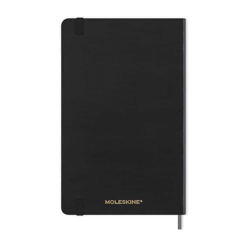 Custom Moleskine® Hard Cover Holiday Notebook Gift Set - Black - 5