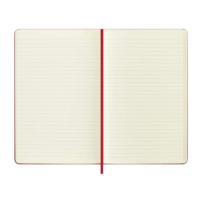 Custom Moleskine® Hard Cover Holiday Notebook Gift Set - Scarlet Red - 5