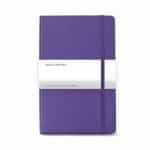 Custom Moleskine® Hard Cover Ruled Large Notebook - Brilliant Violet - 4