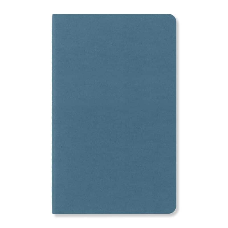 Custom Moleskine® Cahier Ruled Large Journal - Brisk Blue - 1