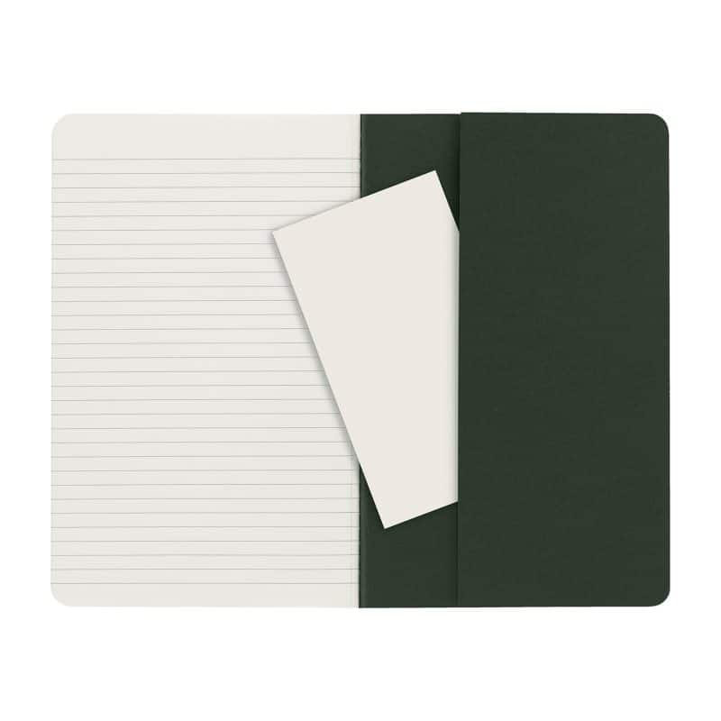 Custom Moleskine® Cahier Ruled Large Journal - Myrtle Green - 3