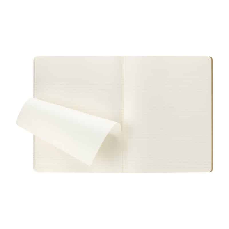 Custom Moleskine® Cahier Ruled XX-Large Journal - Kraft - 3