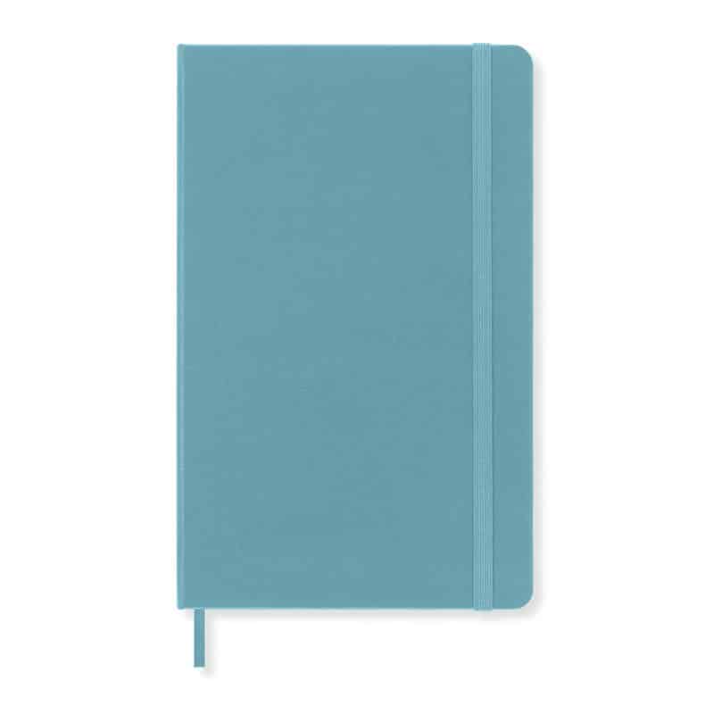 Custom Moleskine® Hard Cover Ruled Large Notebook - Reef Blue - 1