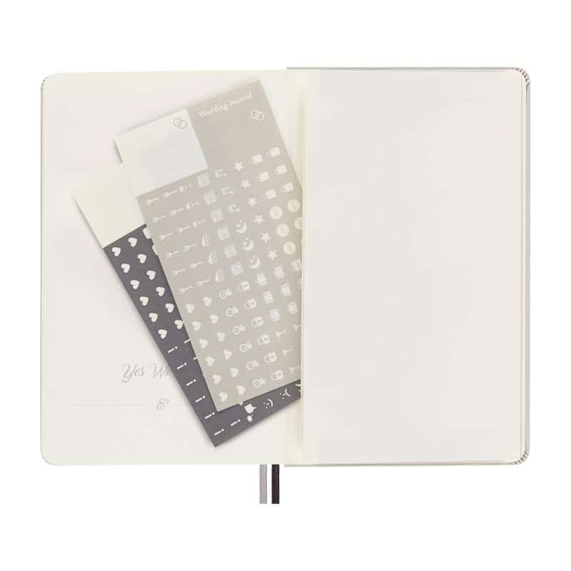Custom Moleskine® Passion Journal - Wedding - Pearl Grey - 4