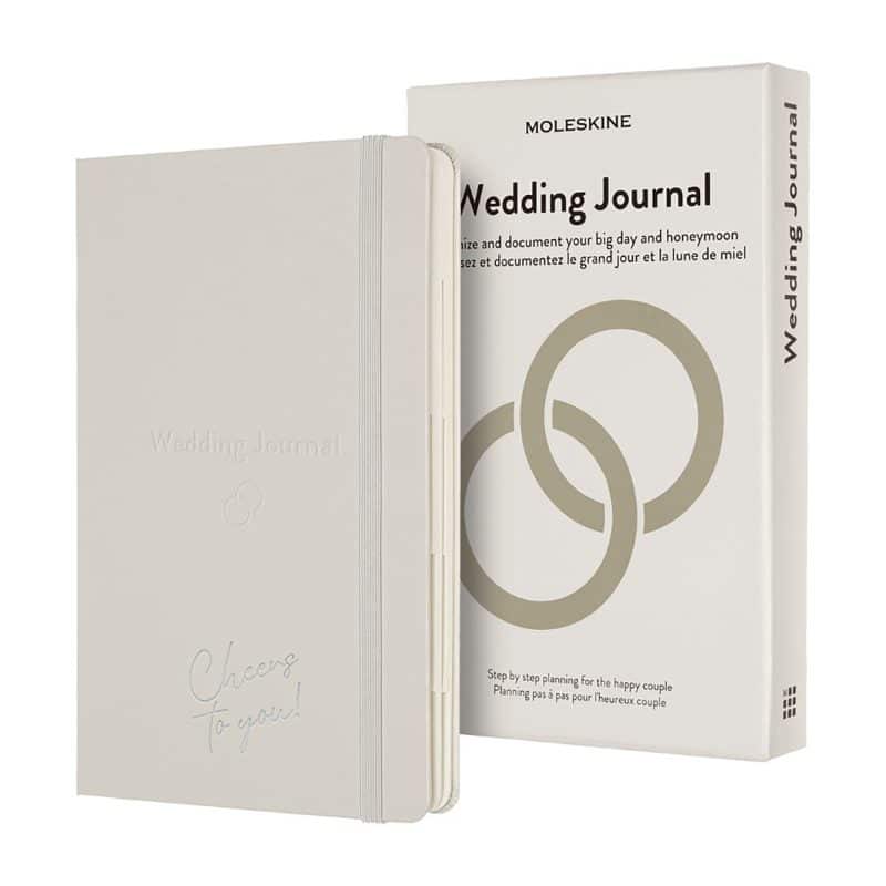 Custom Moleskine® Passion Journal - Wedding - Pearl Grey