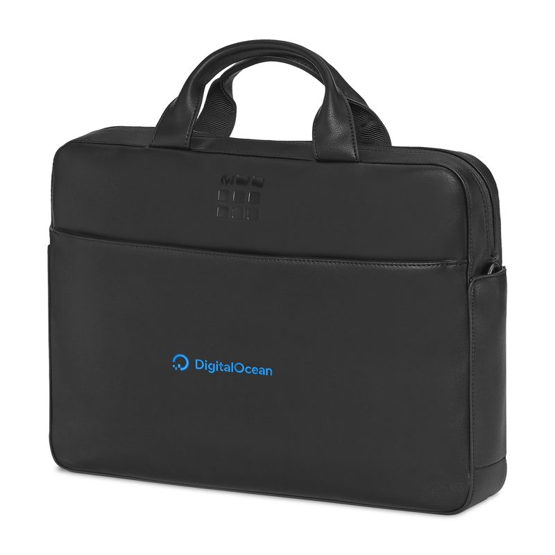 Custom Moleskine® Classic Slim Briefcase - Black - 4
